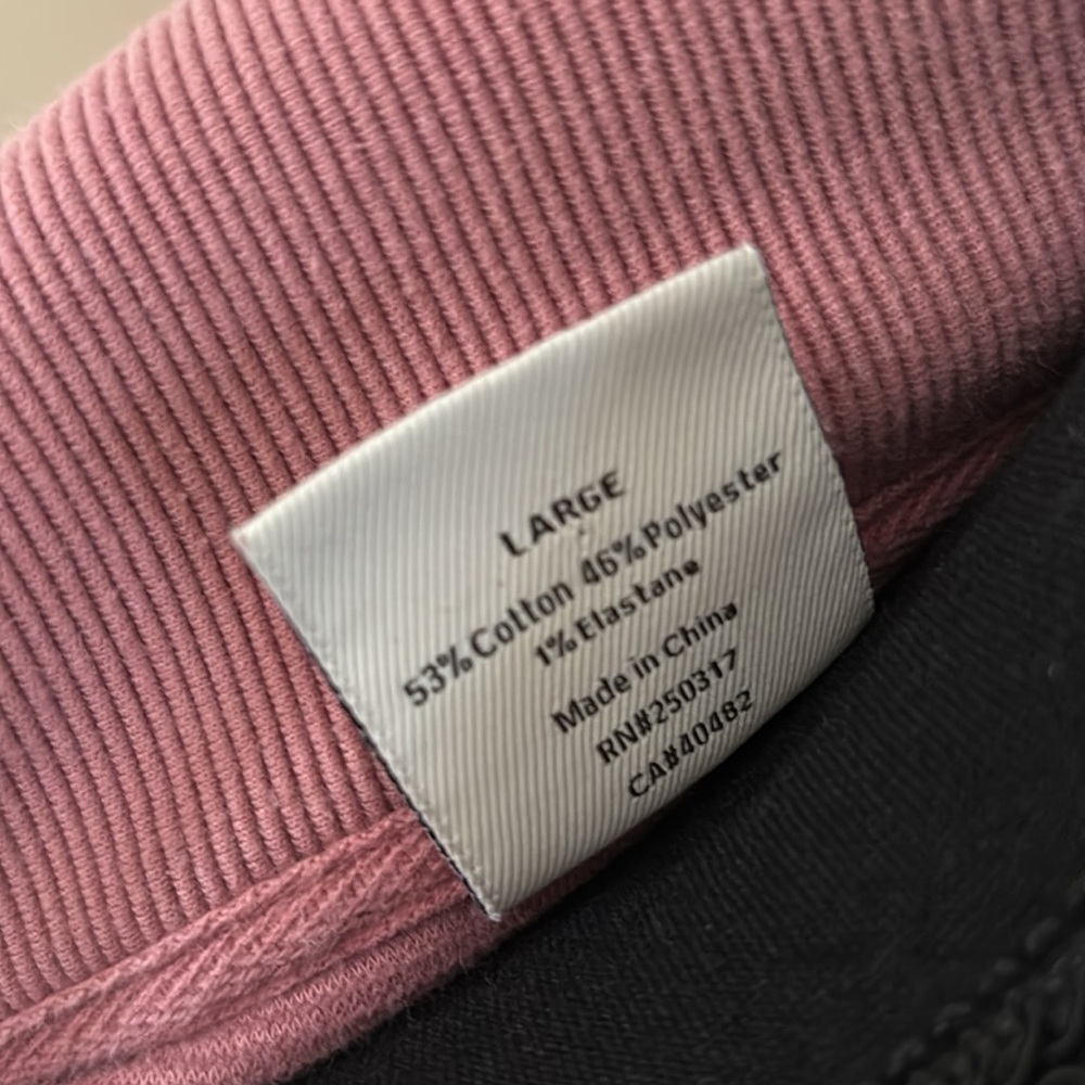 Varley Vine Pullover quarter zip foldable collar pink size L - Picture 6 of 6